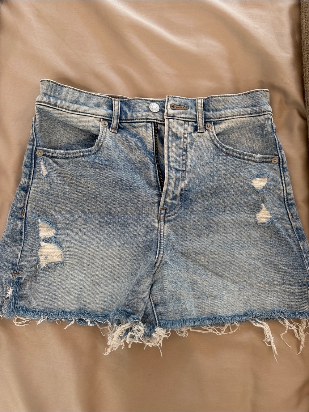 High Rise Denim Short - Picture 2 of 4